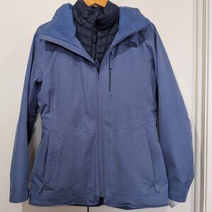 The North Face Snow Jacket dry vent, L, blue, Women